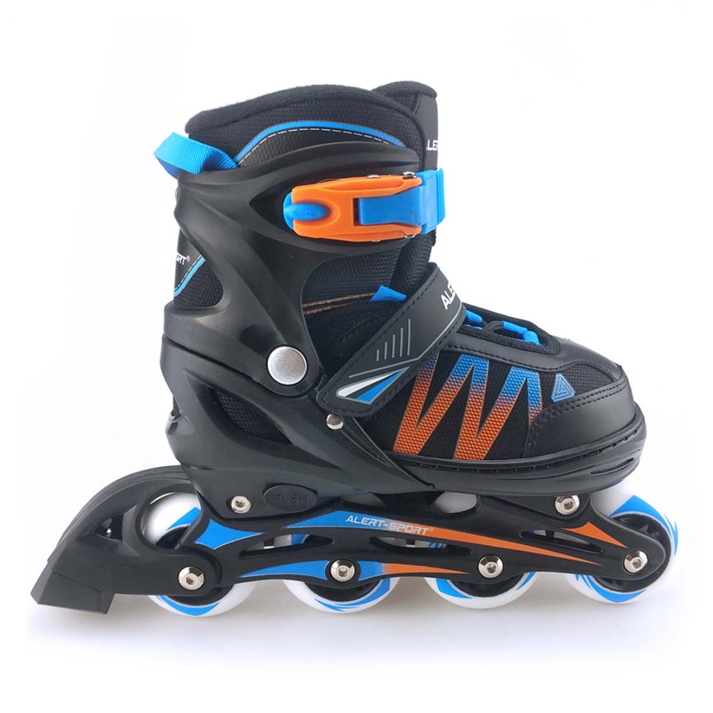 Alert Alert Inline Skates Maat 35-38 Zwart/Blauw/Oranje