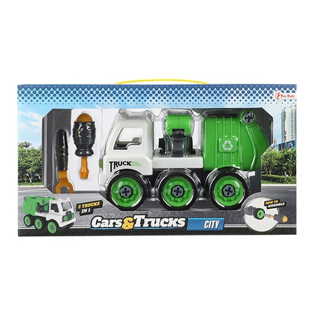 Cars & Trucks & Trucks 3in1 Vuilniswagen