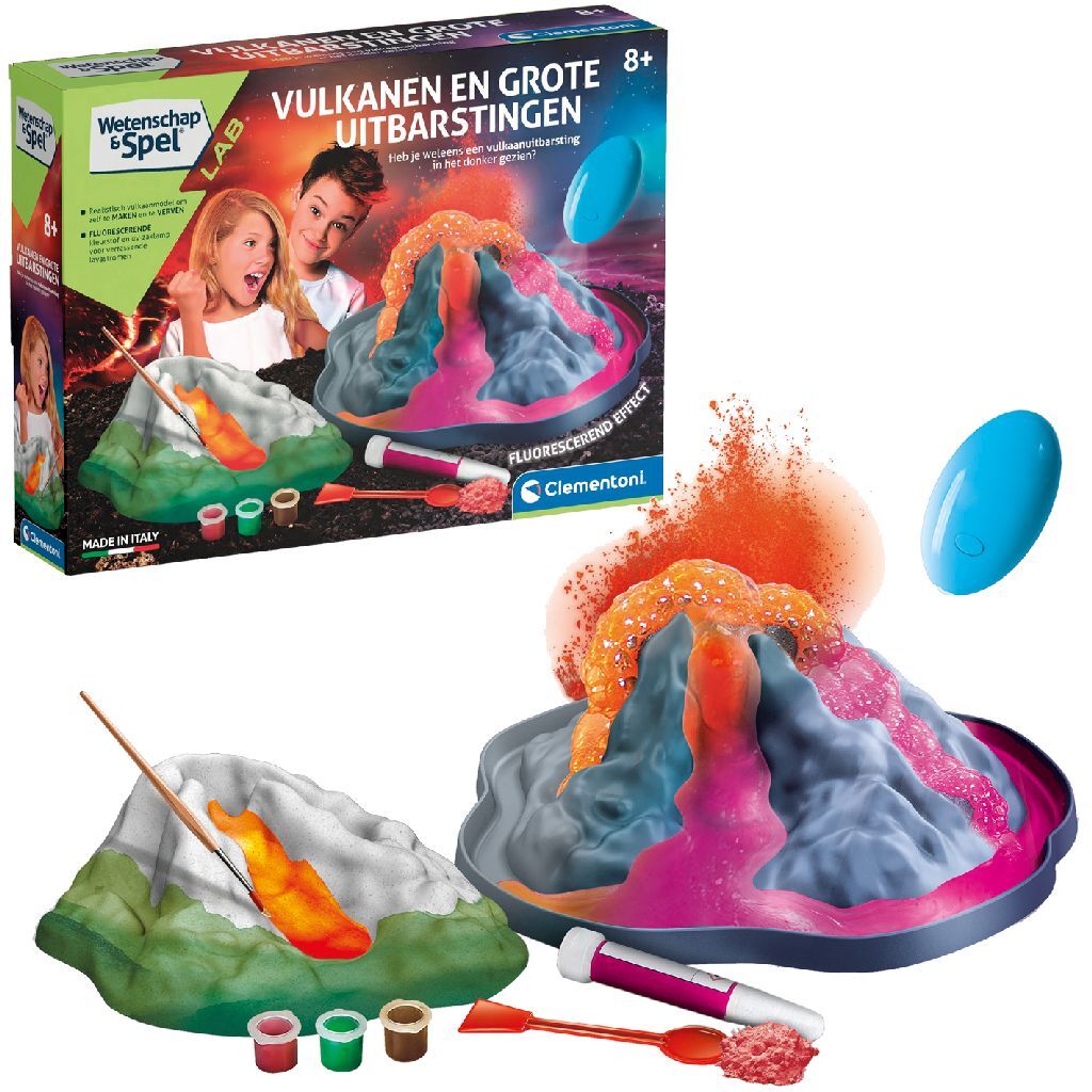 Clementoni Wetenschap & Spel Glow in the Dark Vulkaan