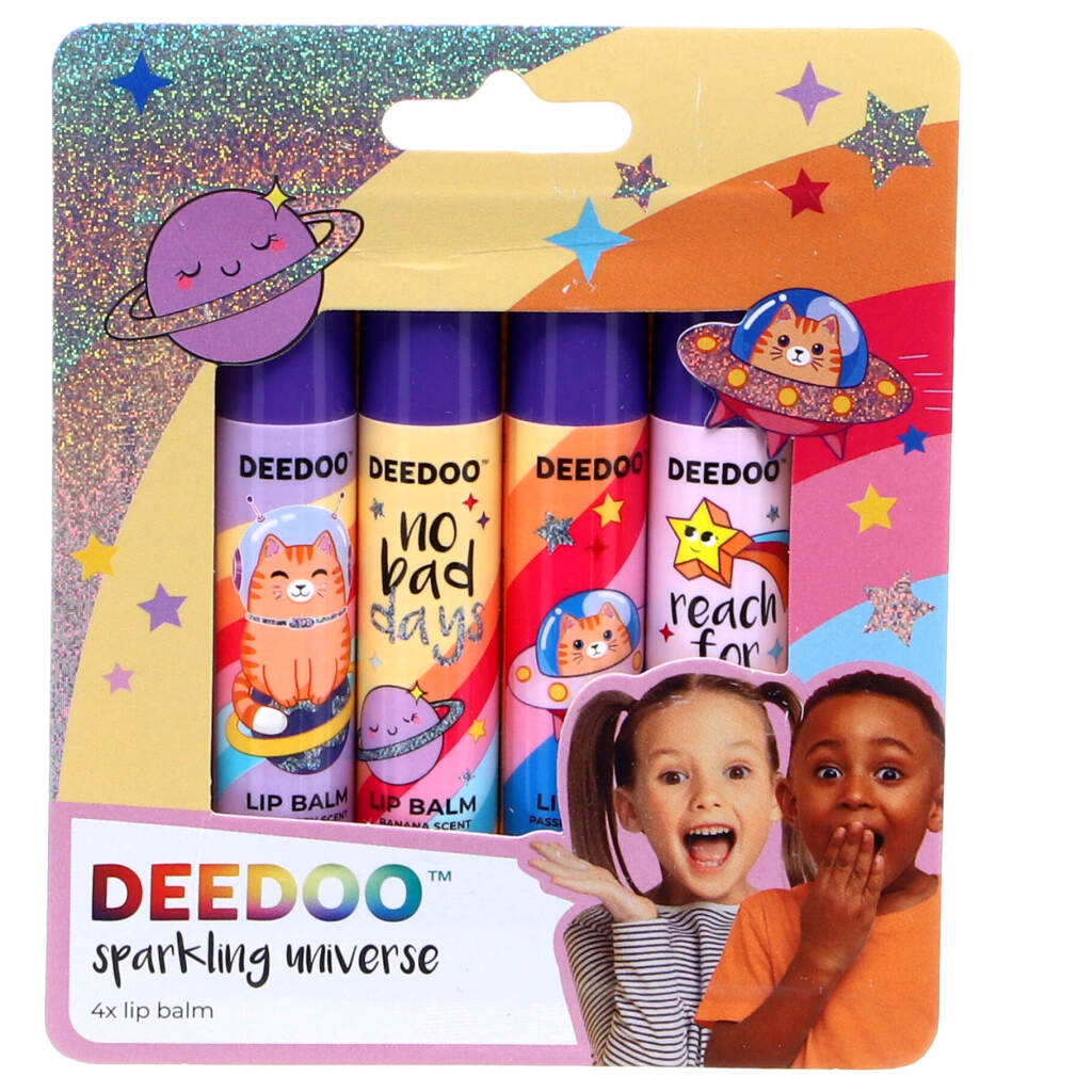 Deedoo Deedoo Lipbalm Sparkling Universe met Geur