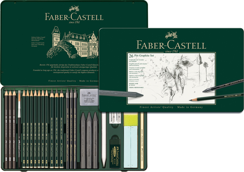 Faber Castell Faber Castell FC-112974 Grafietset Faber-Castell Pitt 26-delig