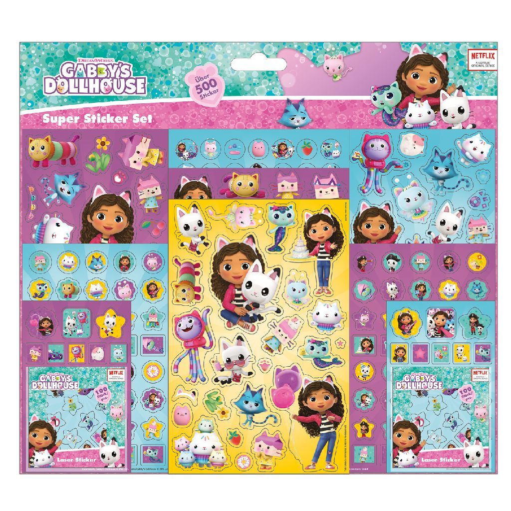 Gabby's Dollhouse Gabby's Dollhouse Super Sticker Set