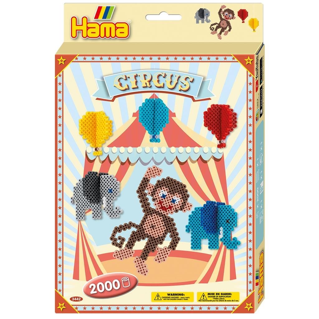 Hama Strijkkralen Strijkkralen Circus 2000 Stuks Multicolor