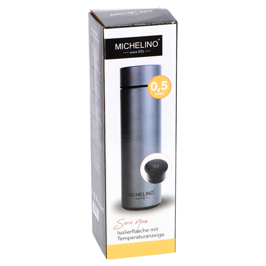 Michelino Michelino Thermosfles met Temperatuur Aanduiding 0.5L