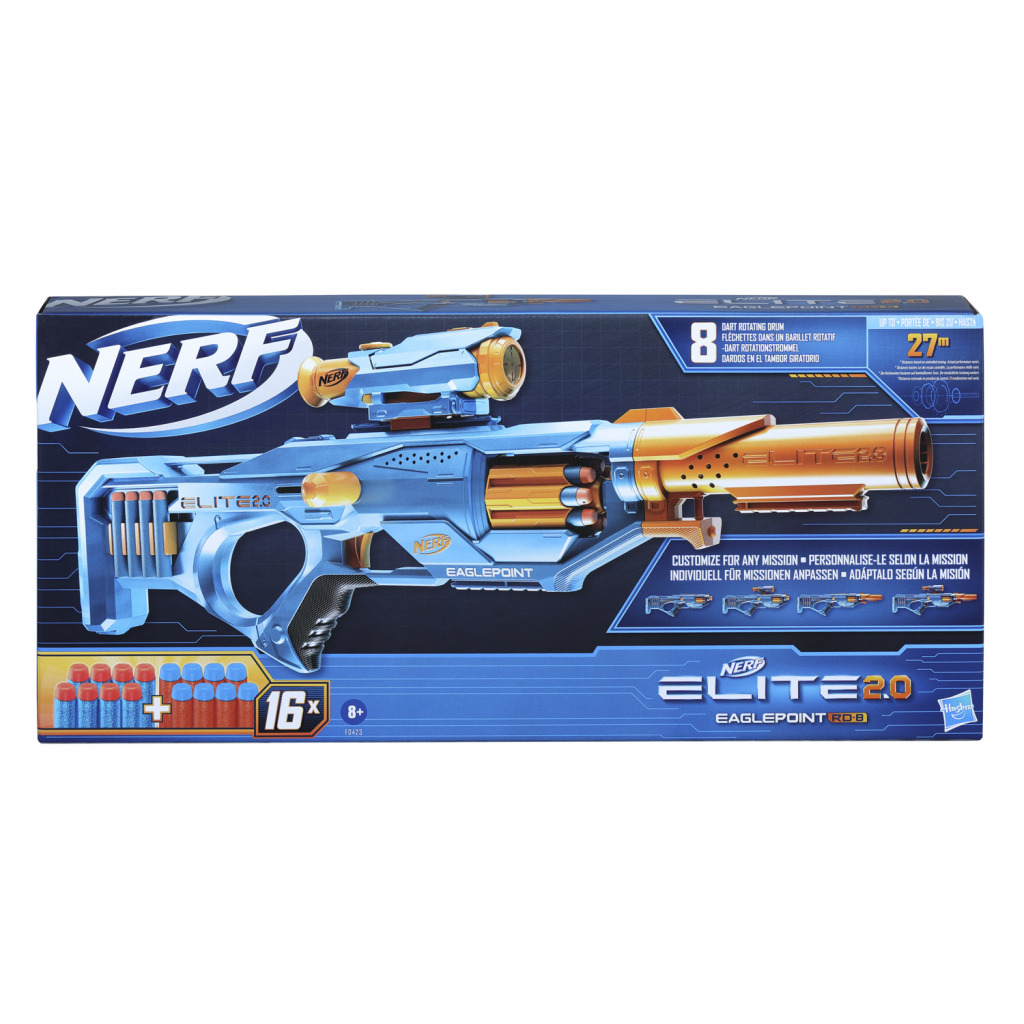 Nerf Nerf 2.0 Eaglepoint RD8 Blaster + 16 Darts