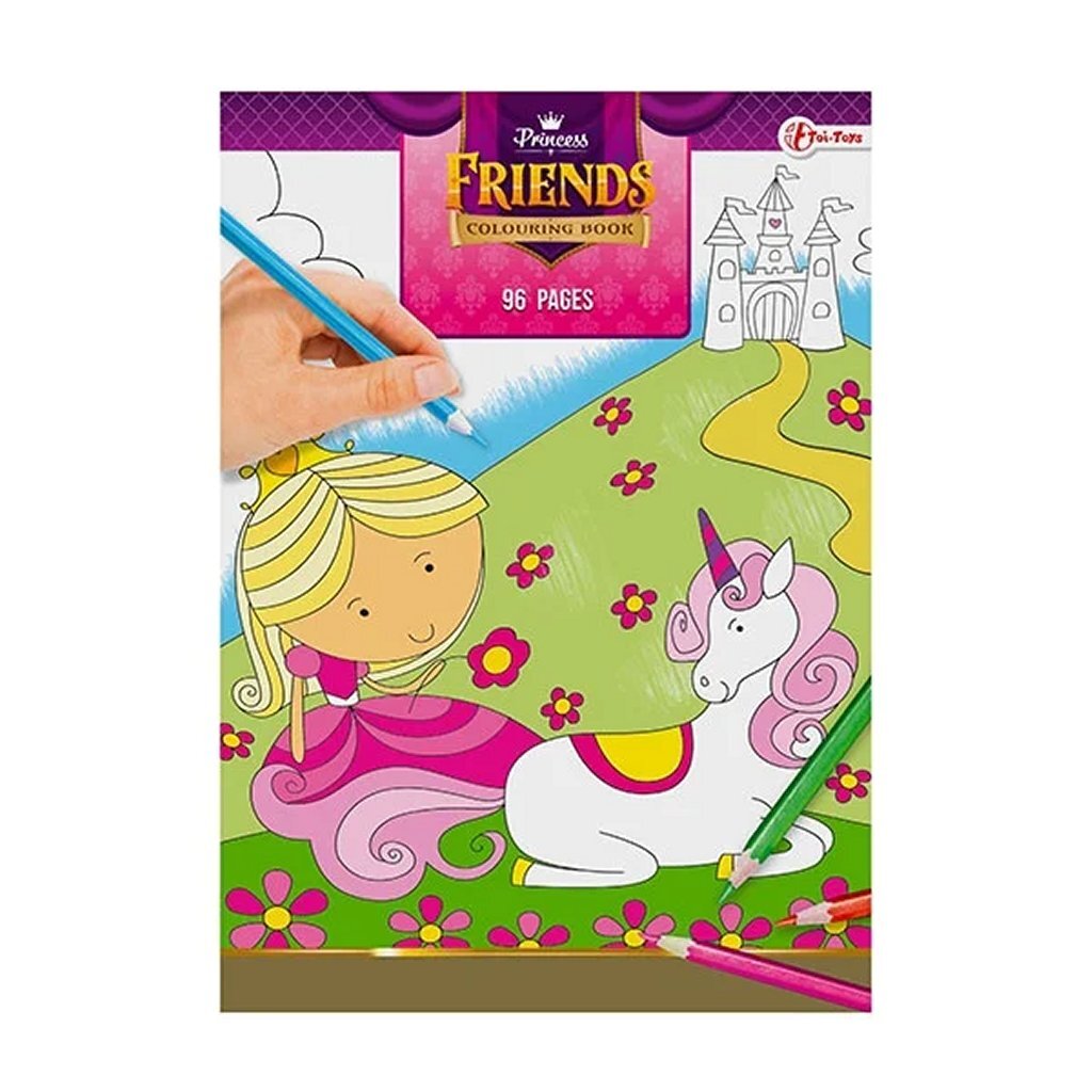 Princess Friends Friends Kleurboek 96 Bladzijden