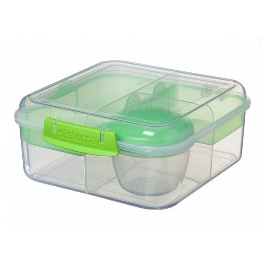 Sistema To Go Bento Cube lunchbox limegroen