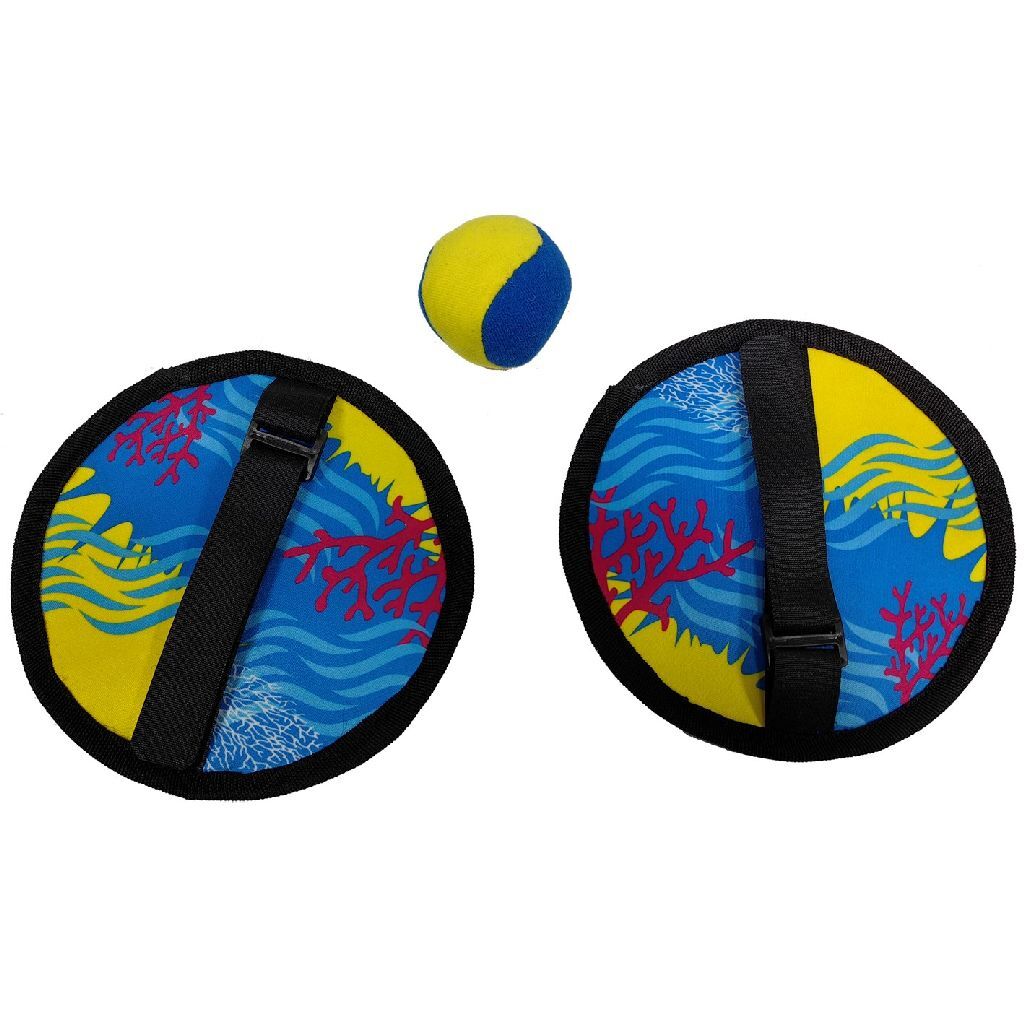 Summertime Summertime Soft Catch Ball Set Blauw/Geel