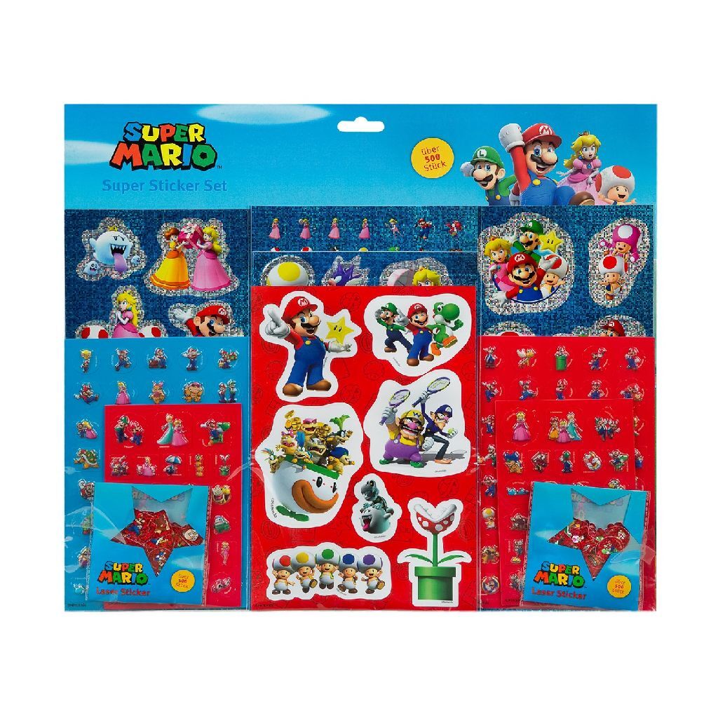 Super Mario Super Mario Sticker Set