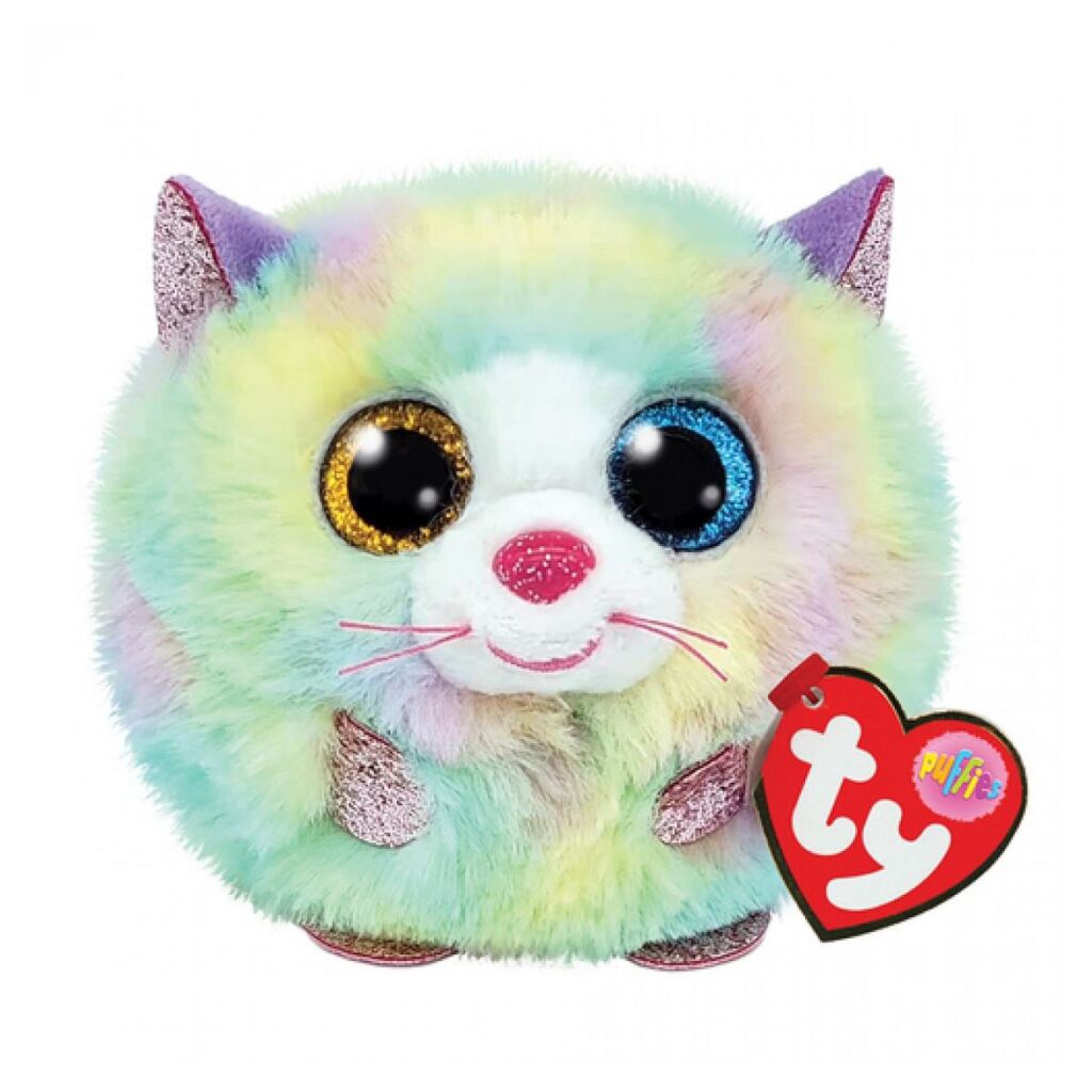 TY TY Puffies Knuffel Kat Heather 10 cm