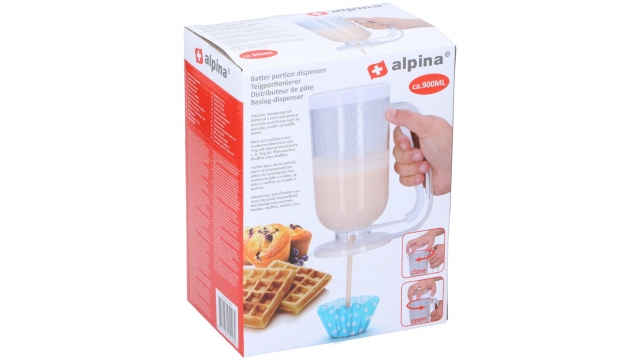 Alpina Beslagdispenser 900 ml Wit/Transparant