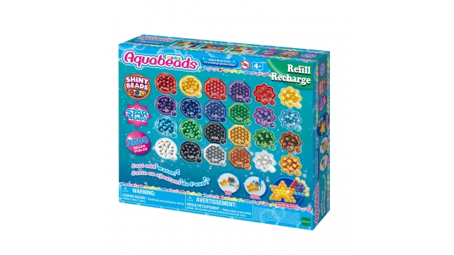 Aquabeads Navulling Glans Parels Pakket 2000 Stuks