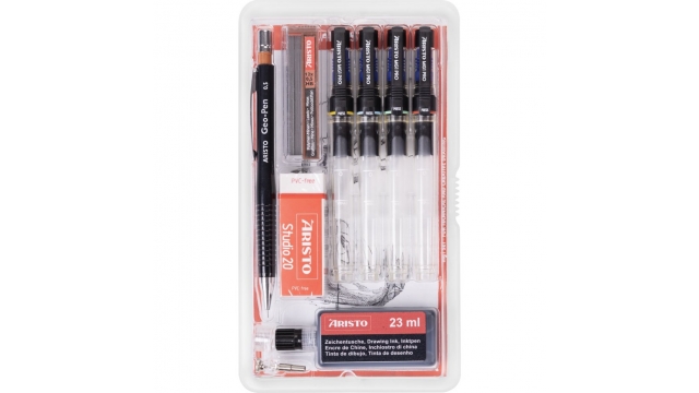 Aristo AR-64160 Tekenpen Set MG1 PRO 0.1/0.2/0.3/0.5 mm 9-delig