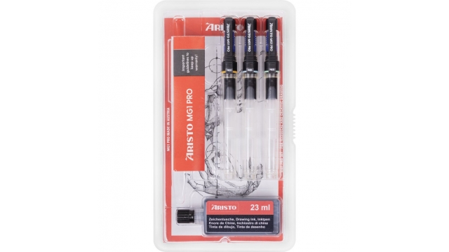 Aristo AR-64303 Tekenpen Set MG1 PRO 0.25/0.35/0.5 mm 4-delig