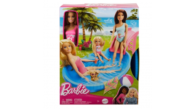 Barbie Zwembad met Pop