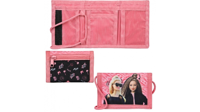 Barbie Portemonnee Zwart/Roze