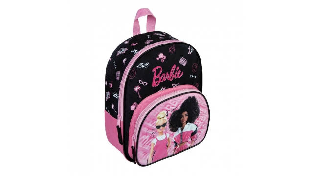 Barbie Rugzak 30x25x10 cm Roze/Zwart