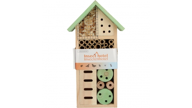 Houten Insectenhotel 26x13x8.5 cm