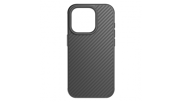 Black Rock Robust Carbon Cover Voor Apple IPhone 15 Pro Zwart