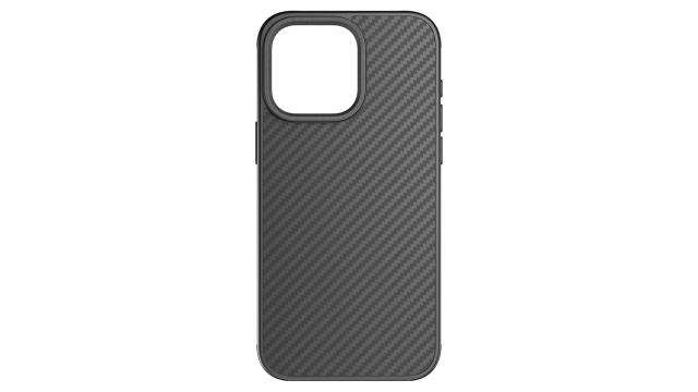 Black Rock Robust Carbon Cover Voor Apple IPhone 15 Pro Max Zwart