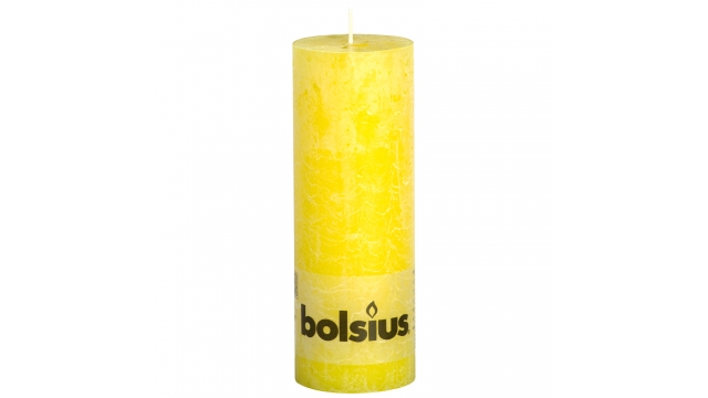 Bolsius Stompkaars 19x6,8 cm Geel