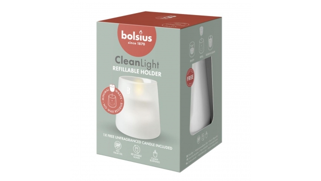 Bolsius Clean Light Zero Starterkit Wit