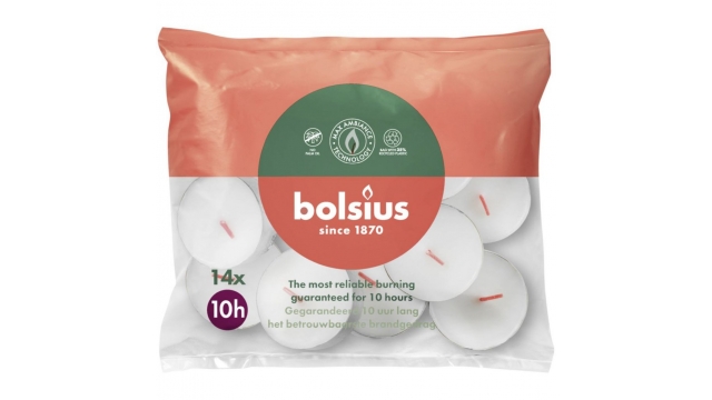 Bolsius Maxi Theelichten Branduur 10 14 Stuks