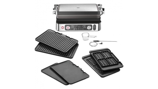 Braun CG9167 MultiGrill 9 Pro Contactgrill RVS/Zwart