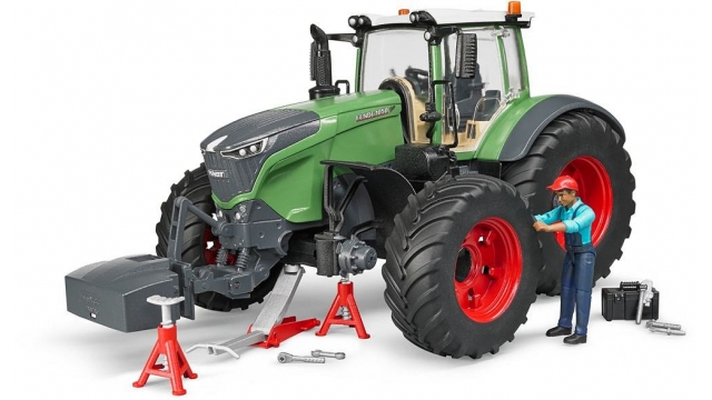 Bruder 4041 Tractor Fendt 1050 Vario + Garage Accessoires