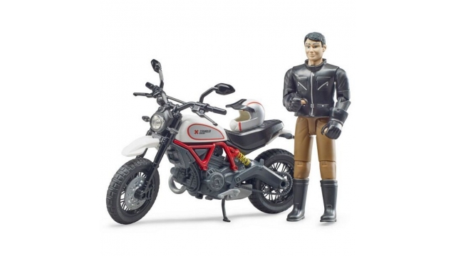 Bruder 63051 Ducati Desert Motor met Bestuurder 1:16