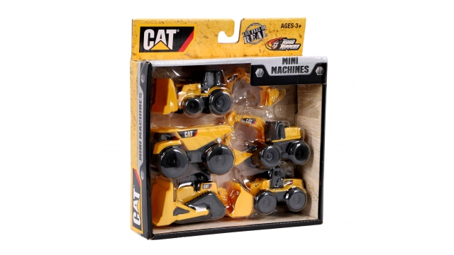 CAT Mini Bouwvoertuigen 5-Pack