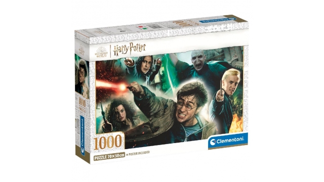 Clementoni Puzzel Harry Potter 1000 Stukjes + Poster