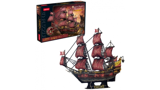 Cubic Fun 3D Puzzel Queen Anne Revenge 391 Stukjes