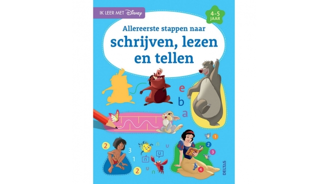 Ik Leer Met Disney Allereerste Stappen naar Schrijven Lezen en Tellen