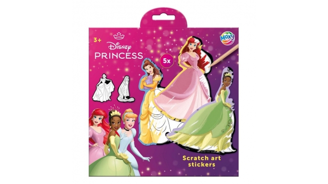 Disney Princess Scratch Stickers + Pen