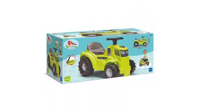 Ecoiffier Loopfiguur Tractor 51.5x32.5 cm Groen/Zwart