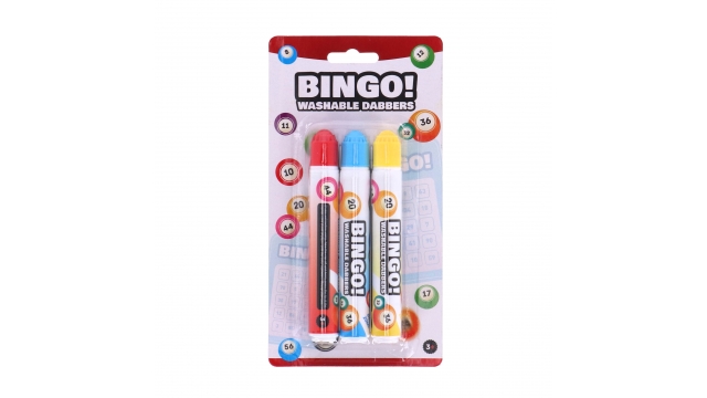 Engelhart Bingo Stiften 3 Stuks Rood/Geel/Blauw