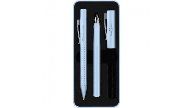 Faber Castell FC-201524 Balpen en Vulpen Grip 2010 Harmony Sky Blue