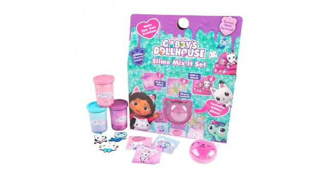 Gabbys Dollhouse Slime Mix It Set