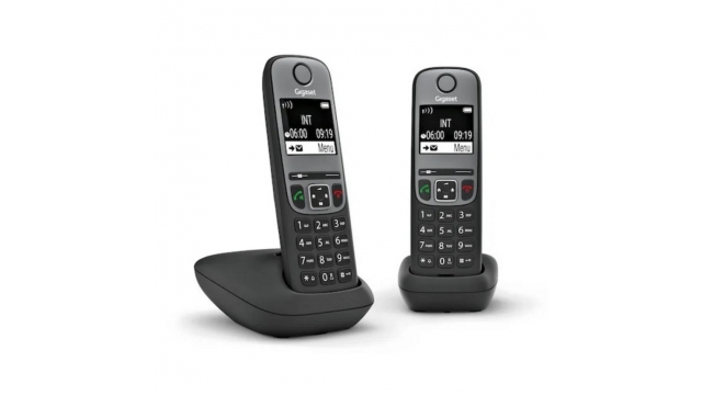 Gigaset A705 Duo Draadloze DECT Telefoon Zwart