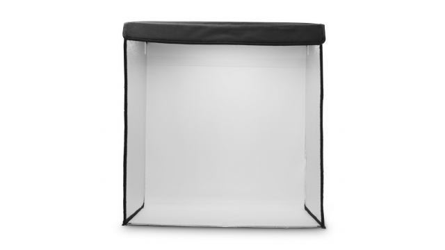 Hama ToGo Opvouwbare Mini Fotostudio + LED-Ringlamp 50x50 cm Zwart/Wit