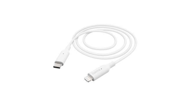 Hama Oplaadkabel USB C - Lightning 100 cm Wit