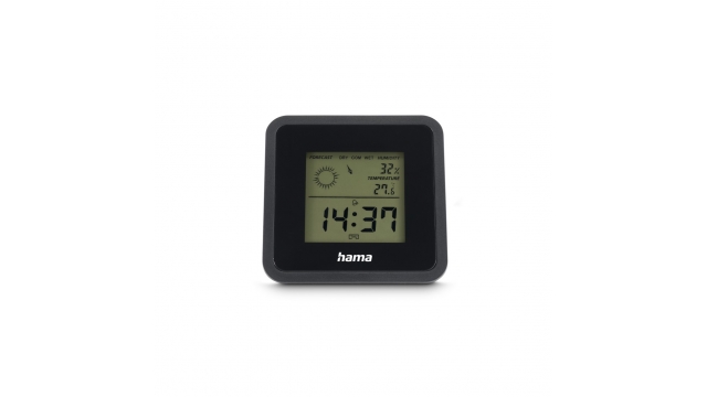 Hama Borneo Digitale Thermometer en Hygrometer voor Binnen Zwart