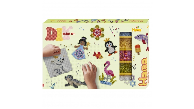 Hama Stijkkralen Midi Mega Gift Box 6000 Stuks