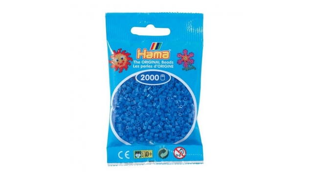 Hama Strijkkralen Mini 2000 Stuks Blauw