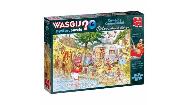 Jumbo Puzzel Wasgij Retro Mystery 6 Camping Commotion! 1000 Stukjes