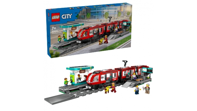 Lego City 60423 Treinen Stadstram en Station