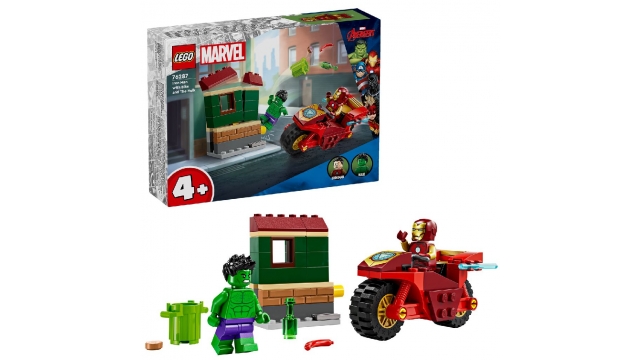 Lego Super Heroes 76287 Marvel Iron Man With Bike