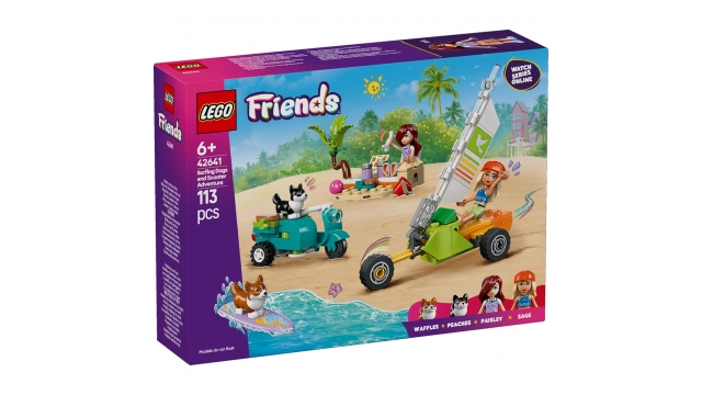 Lego Friends 42641 Surf- en Scooterplezier met de Honden