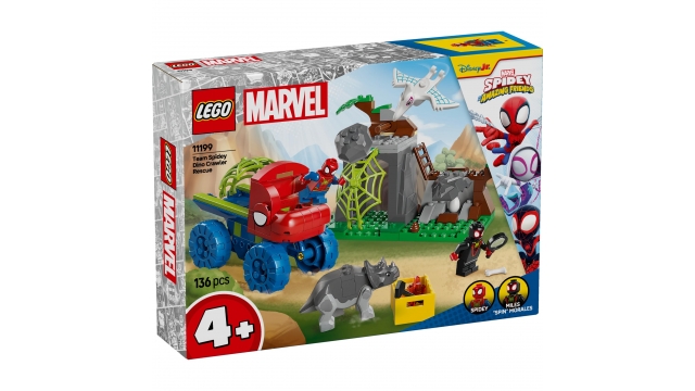 Lego Spidey and Friends 11199 Spidey Reddingsmissie met Dinotruck